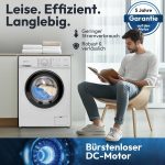 Bomann 6kg Front-Load Washing Machine (WA 7161) – White, 1000 RPM, Energy Class A, Quiet Brushless DC Motor – Bild 4