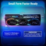 PNY GeForce RTX 5070 ARGB OC 12GB GDDR7 | VCG507012TFXXPB1-O | Triple-Fan | Blackwell | PCIe 5.0 – Bild 5