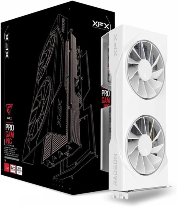 XFX Speedster SWFT AMD Radeon RX 9060 XT OC White | 16GB GDDR6 | RDNA 4 | 4K Gaming