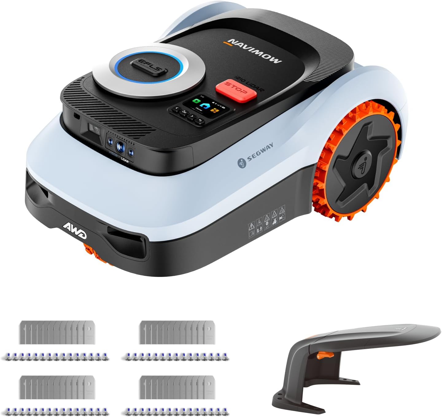 61VTejJf9-L._AC_SL1500.jpg Segway Navimow i210 LiDAR Pro Serie Mähroboter mit KI-gestützter Tri-Fusions-Navigation und VisionFence-Hinderniserkennung – Bild 1