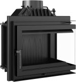 KRATKI Simple 8kW Eck-Kamineinsatz – Moderner Kamin mit beidseitiger Verglasung (BS) – Energieeffizienzklasse A – EcoDesign-konform – Hocheffiziente Verbrennung für offene Wohnkonzepte – Bild 9