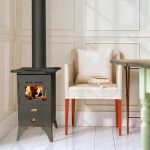 OtoSystem Mini SP Kaminofen – 5,2 kW – Kompakter, freistehender Holzofen – Mit Schamott-Auskleidung & Gussrost – Graphitschwarz – Bild 2