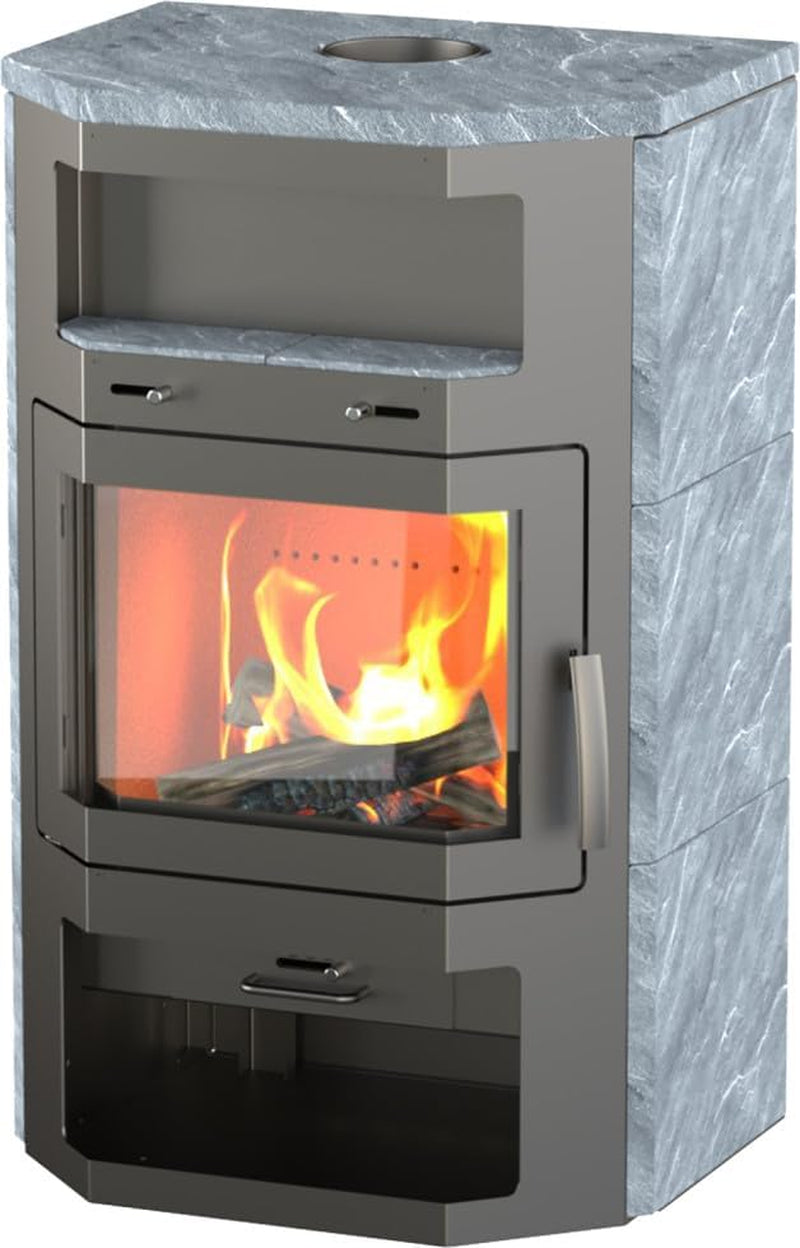 6e9d440a35a988a4f40786fd48b37039-1.jpg Thermia Bali Max Freistehender Kaminofen – Naturstein Grau, 8,5 kW – Bild 1