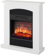 ArtiFlame Collins AF18B Freistehender Elektrokamin – 1,8 kW, modernes Eichen-Finish – Bild 3