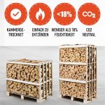 Eichen-Brennholz – Restfeuchte unter 18 % – Premium-Qualität auf Palette – Perfekt für Kamin, Ofen & Grill – Nachhaltig & trocken – Bild 6