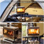 POMOLY Dweller Ultra 3 Edelstahl-Zeltofen – Tragbarer Camping-Heizofen mit Lagerungssockel – Bild 6