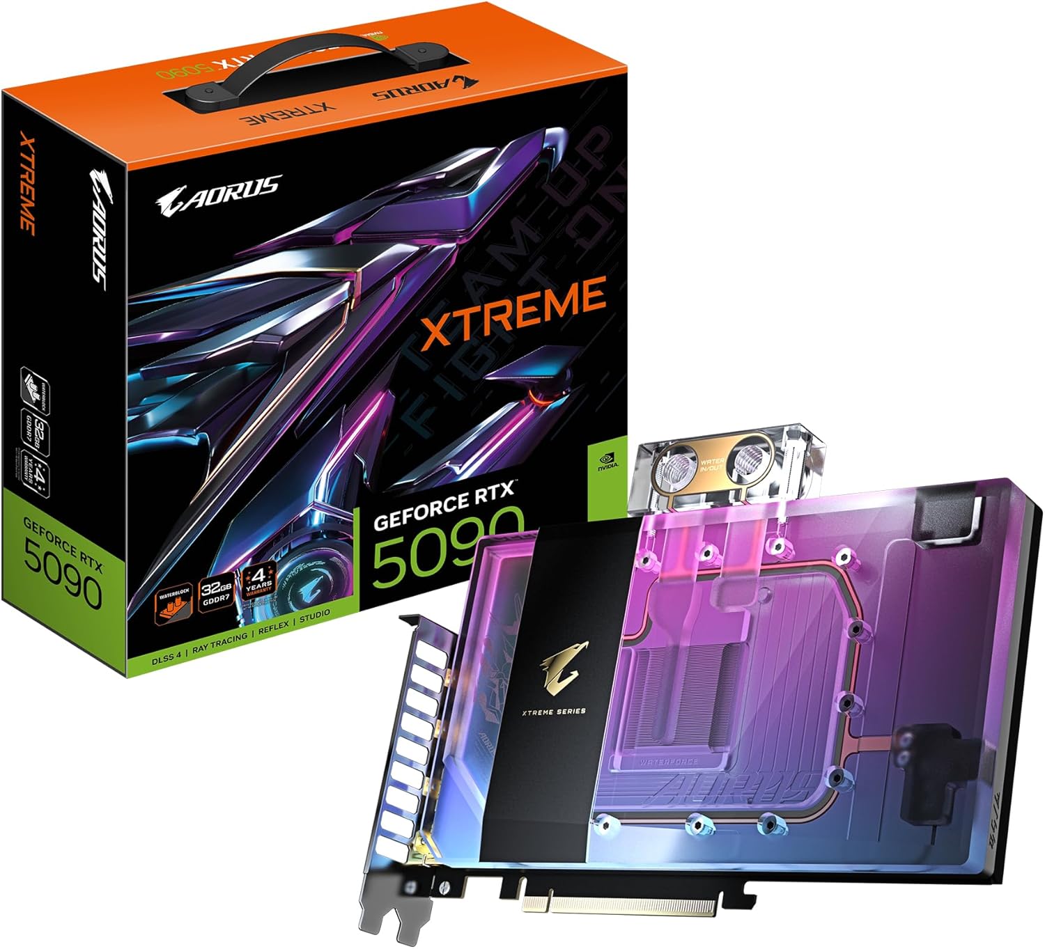 7190y-3VjhL._AC_SL1500.jpg Gigabyte GeForce RTX 5090 Serie | Xtreme Waterforce WB & Gaming OC | 32GB GDDR7 | PCIe 5.0 | NVIDIA Blackwell – Bild 1