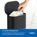 Tapo RV30 Max Plus Saug- und Wischroboter mit automatischer Absaugstation, 5.300 Pa Saugkraft und LiDAR+IMU-Dual-Navigation – Bild 6