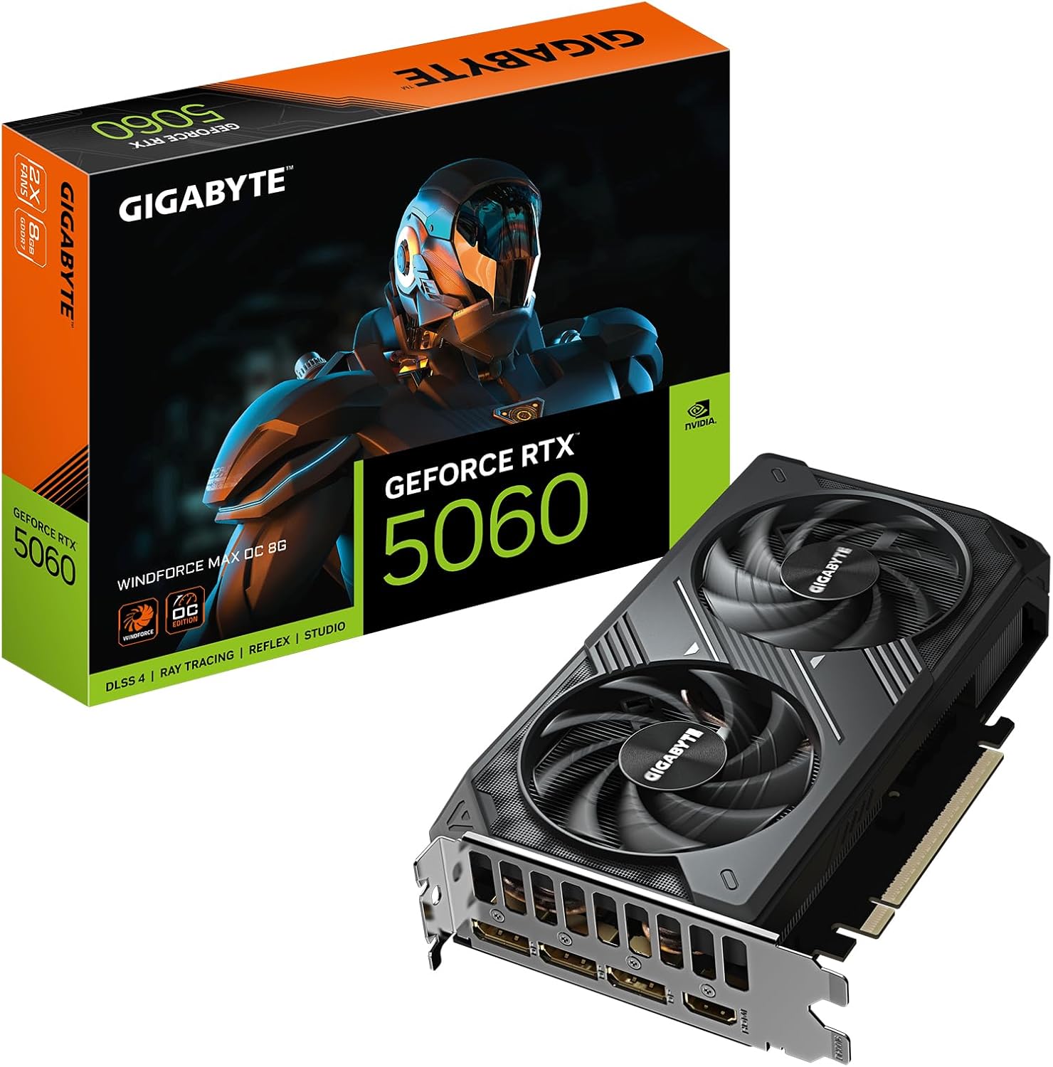 71juIDfp-L._AC_SL1500.jpg Gigabyte GeForce RTX 5060 WINDFORCE MAX OC 8G | GV-N5060WF2MAX OC-8GD | 8GB GDDR7 | PCIe 5.0 | DLSS 4 – Bild 1