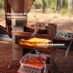 GREEN STOVE Tragbarer Edelstahl-Pellet- & Holzofen für Zelte – Bild 3