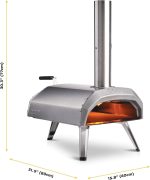 Ooni Karu 12 Multi-Fuel Pizzaofen – Mobiler Outdoor-Ofen für Holz, Holzkohle & Gas – 500°C in 20 Minuten – Authentische Pizza in 60 Sekunden – Leicht & Transportabel – Bild 2