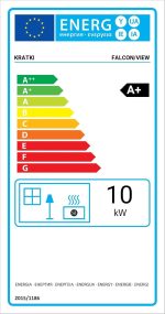 KRATKI AB Stahl-Kaminofen – 8 kW, Modernes zylindrisches Design, Energieeffizienzklasse A – Bild 6