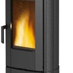 La Nordica Candy 4.0 Kaminofen – 6,2 kW – Kompakter Guss-Speicherofen – Energieeffizienzklasse A+ – 85,1 % Wirkungsgrad – Platzsparendes Design