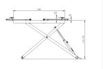 Scherenhebebühne "St. Louis" - 2700 kg Hubkraft, 1400 mm Hubhöhe, 230V – Bild 5