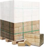 Kiefernholzbriketts (100 % Kiefer) auf Palette – 480 kg – Premium-Brennstoff für Kamin, Ofen, Grill & Smoker