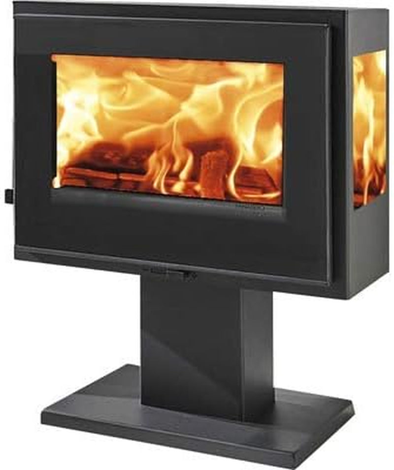 852e7a0451690762aaec7d97e0650f47-1.jpg PANADERO Atlantic Trivision Ecodesign Kaminofen – 6,7 kW, Panoramablick, Schwarz – Bild 1