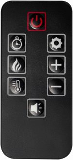 Artiflame Toscana AF23BS Elektrokamin – 1800 Watt – Freistehender Heizkamin mit täuschend echtem LED-Flammeneffekt & Knister-Sound – Inklusive Fernbedienung – Für Räume bis 30 m² – Bild 6