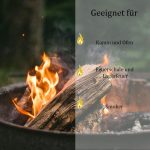 Flameup Premium Buchen-Brennholz 25 cm – Kammergetrocknet & ofenfertig (Restfeuchte < 18 %) – Naturbelassenes Kaminholz für Kamin & Ofen (180 kg bis 500 kg Großgebinde) – Bild 4