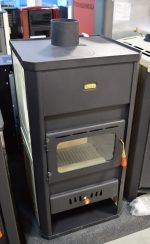 Prity S3 W13 Wasserführender Kaminofen – 18 kW – Zentralheizungs-Anschluss mit integriertem 16-Liter-Wassertaschen-Boiler – Energieeffizienzklasse A – Robuste Stahl-Konstruktion – Bild 3