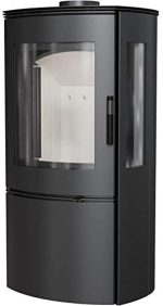 KRATKI AB Stahl-Kaminofen – 8 kW, Modernes zylindrisches Design, Energieeffizienzklasse A – Bild 3