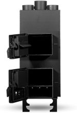 WLO 15 kW Warmluft-Werkstattofen – Leistungsstarker Industrie-Kamin mit Axiallüfter – 1460 m³/h Luftleistung – Robuste Kesselstahl-Konstruktion – Maximale Wärmeverteilung für Werkstatt & Lager – Bild 2