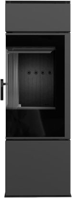 KRATKI Thor Kaminofen – 8 kW – Moderner Design-Kamin mit Eck-Panoramasicht – Energieeffizienzklasse A+ – Acumotte-Speichertechnik – Ideal für Eck-Installationen – Bild 2