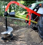 Erdbohrer "Adelaide" mit 12" Bohrer, für 3-Punkt-Aufnahme Kat. 1 und Kat. 2 – Bild 5
