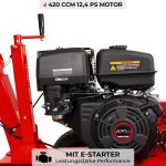 SCHORR Grabenfräse RR600GF Kabelfräse 12,4PS 420ccm E-Start Schachtfräse – Bild 6