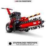SCHORR Grabenfräse RR600GF Kabelfräse 12,4PS 420ccm E-Start Schachtfräse – Bild 8