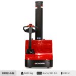 SCHORR Elektro Hochhubwagen 1200KG Monomast Freihub (1,6m Hubhöhe) – Bild 5