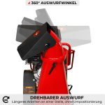 SCHORR Häcksler RR150THX 150mm Holzhäcksler Schredder 420ccm E-Start – Bild 3