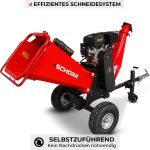SCHORR Häcksler RR150THX 150mm Holzhäcksler Schredder 420ccm E-Start – Bild 7