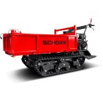 SCHORR Minidumper 1000kg RR1000DHKB PRO Raupendumper Flachmulde Kiste Benzindumper – Bild 6