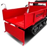 SCHORR Minidumper 1000kg RR1000DHKB PRO Raupendumper Flachmulde Kiste Benzindumper – Bild 19