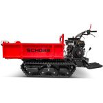 SCHORR Minidumper 1000kg RR1000DHKB PRO Raupendumper Flachmulde Kiste Benzindumper – Bild 21