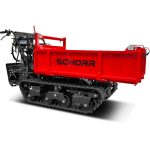 SCHORR Minidumper 1000kg RR1000DHKB PRO Raupendumper Flachmulde Kiste Benzindumper – Bild 9
