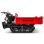 SCHORR Minidumper 1000kg RR1000DHKB PRO Raupendumper Flachmulde Kiste Benzindumper – Bild 7