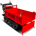 SCHORR Minidumper 1000kg RR1000DHKB PRO Raupendumper Flachmulde Kiste Benzindumper – Bild 10