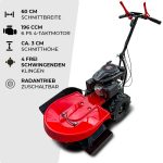SCHORR Kreiselmäher RR580KRM Hochgrasmäher Sichelmäher 6PS 196ccm – Bild 2