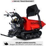 SCHORR Minidumper RR500DHKAS PRO [Selbstlader] 500kg Raupendumper Mulde Schaufeldumper – Bild 11