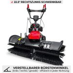 SCHORR RR1000KB Motorbesen inkl. Schneeschild und Auffangbehälter Kehrmaschine Benzin – Bild 4
