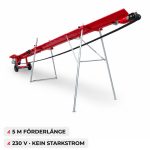 SCHORR Brennholz Förderband elektrisch Transportband 5m 230v – Bild 3