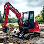 Yanmar SV26-7 Kompaktbagger – Bild 3
