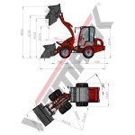 Radlader "813 Plus", Hoflader mit Vollkabine und 1300 kg Hubkraft – Bild 7