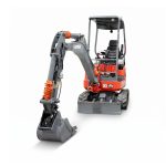 Minibagger "Titan 16", 1700 kg Gesamtgewicht, 11,8 kW, Teleskop-Fahrwerk – Bild 3