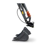 Minibagger "Titan 16", 1700 kg Gesamtgewicht, 11,8 kW, Teleskop-Fahrwerk – Bild 8