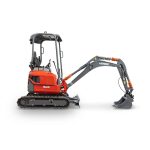 Minibagger "Titan 16", 1700 kg Gesamtgewicht, 11,8 kW, Teleskop-Fahrwerk – Bild 12