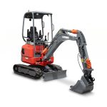 Minibagger "Titan 16", 1700 kg Gesamtgewicht, 11,8 kW, Teleskop-Fahrwerk – Bild 13
