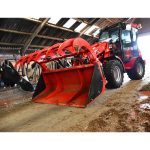 Greifschaufel 1,80 m mit Euro-Aufnahme Schnellwechselvorrichtung, Hydraulisch – Bild 3