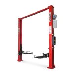 2-Säulen-Hebebühne "New York" 4t, 380V, elektromagnetische Verriegelung – Bild 5